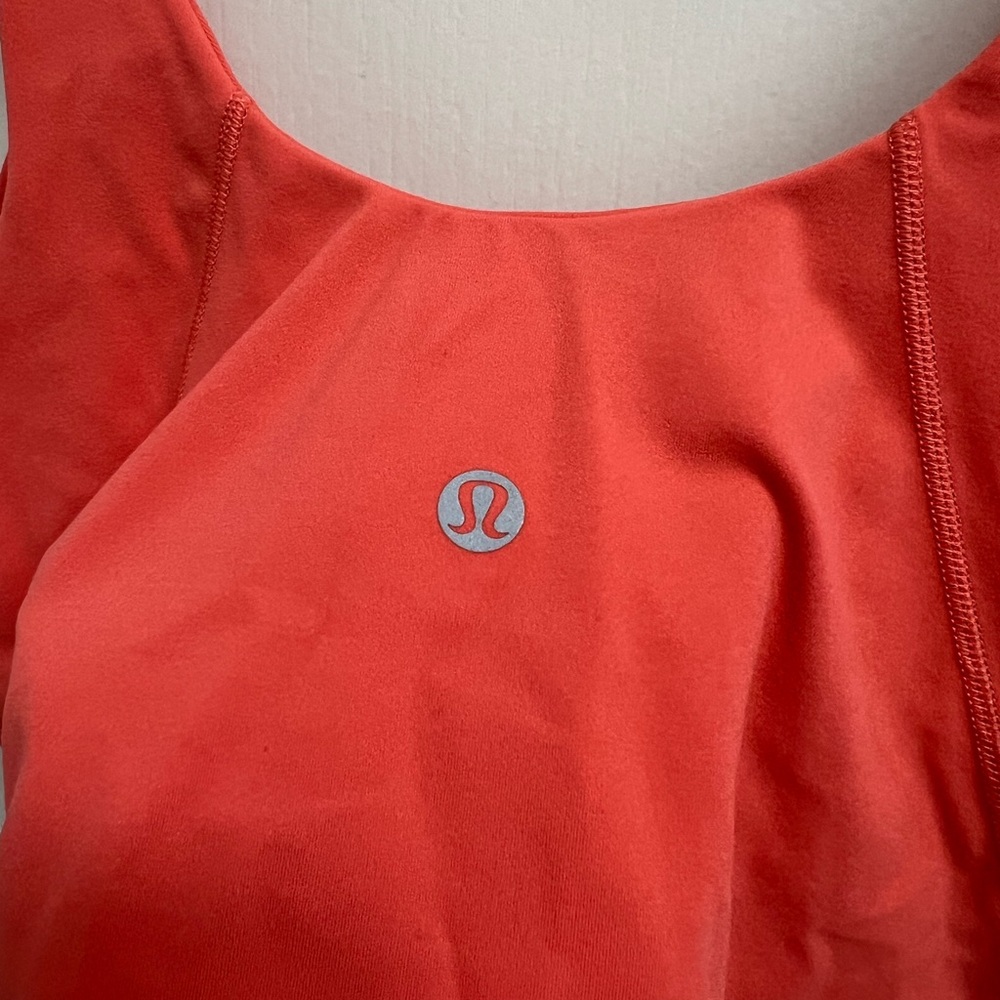 Lululemon Align Tank Top | Size 6 Solar Orange - Picture 6 of 8
